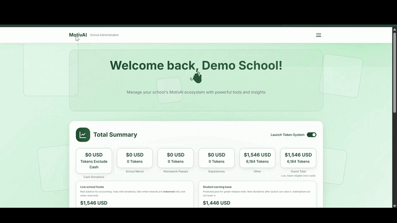 School admin demo