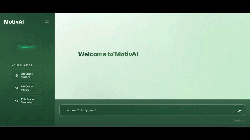 Student experience demo